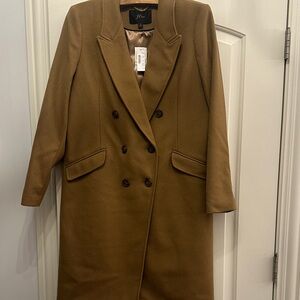 J. Crew Camel Double-Breasted Trench Coat